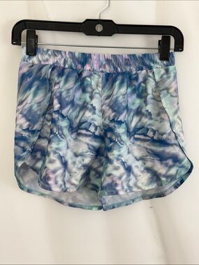 Girl’s all in motion Blue Multi Tie-Dye Active Shorts Size L (10/12)